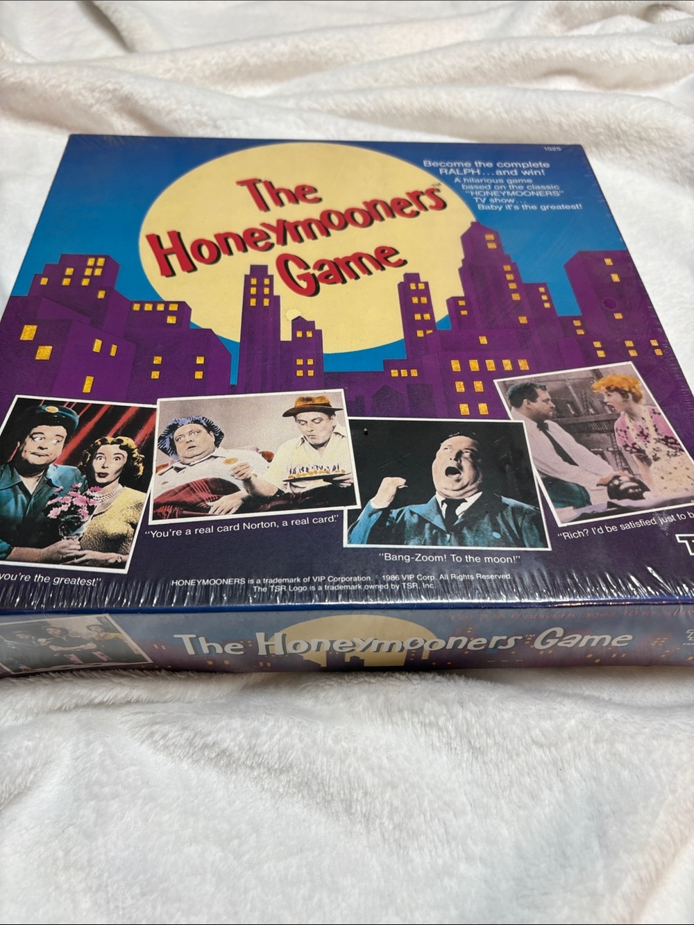 The Honeymooners Game - Purple and Yellow Family Board Game- BOX FACTORY SEALED